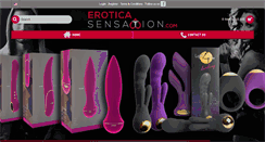 Desktop Screenshot of eroticasensation.com